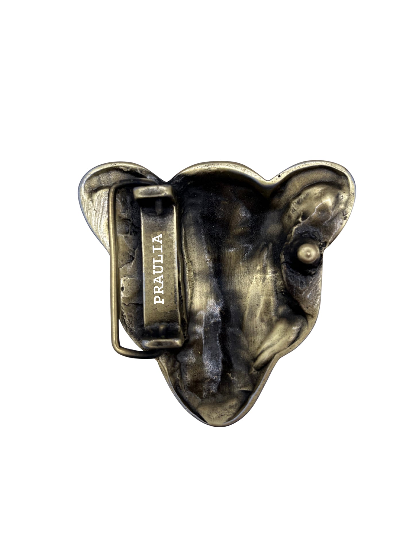 Hebilla Leopardo Bronce