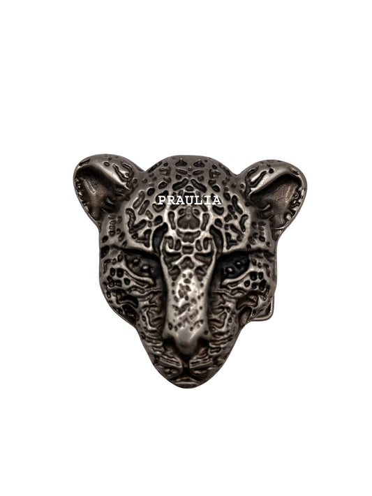 Hebilla Leopardo Plata
