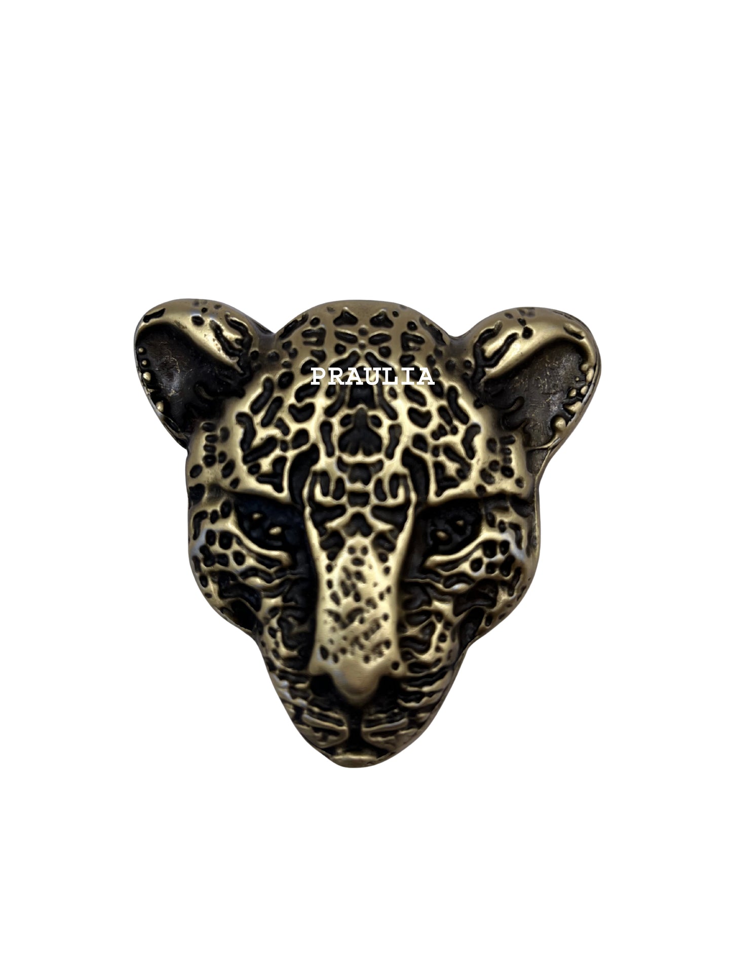 Hebilla Leopardo Bronce