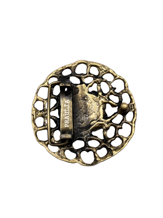 Hebilla Rosa Eterna Bronce